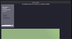 Desktop Screenshot of holon.se